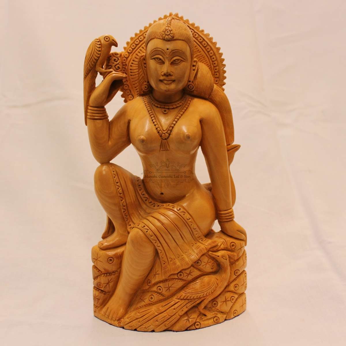 Buddha Wooden Statue for Home Decor